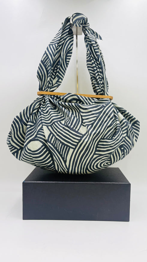 Borsa a spalla in tessuto