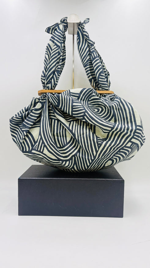 Borsa a spalla in tessuto