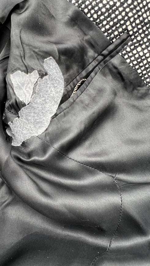 Blazer sfiancato a quadretti