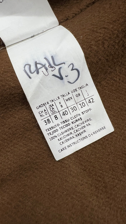 Cappotto cashmere sfoderato