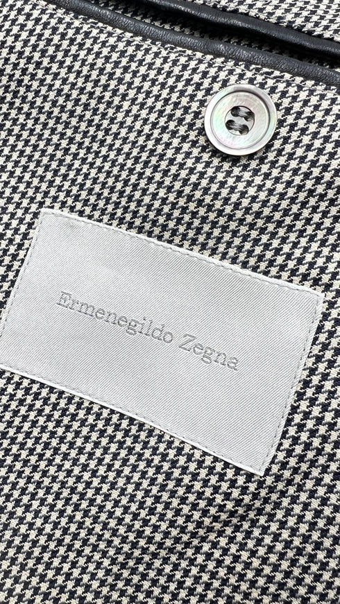 Blazer vintage in pied de poule