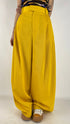 Pantaloni a palazzo gialli