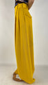 Pantaloni a palazzo gialli