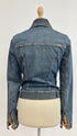 Giacca denim tasca "V"