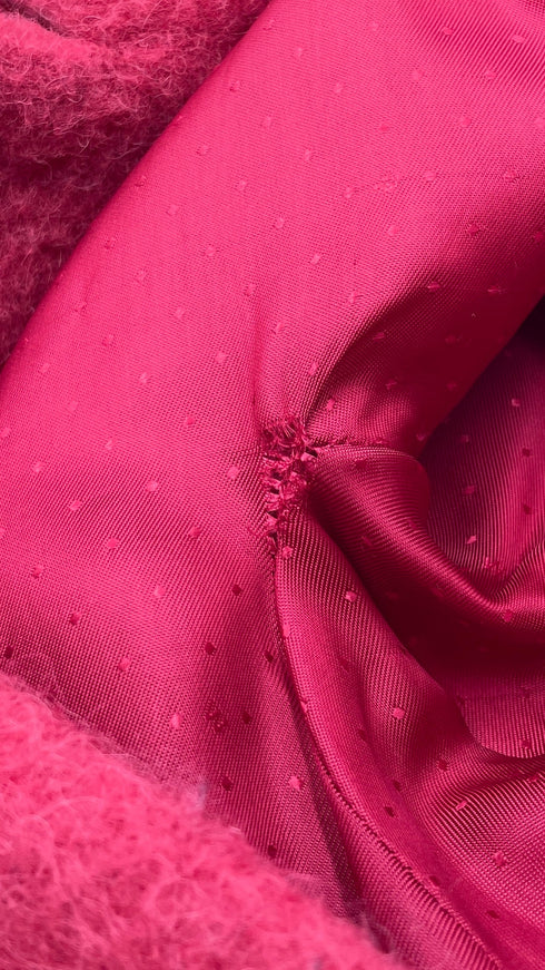 Cappotto a uovo fragola