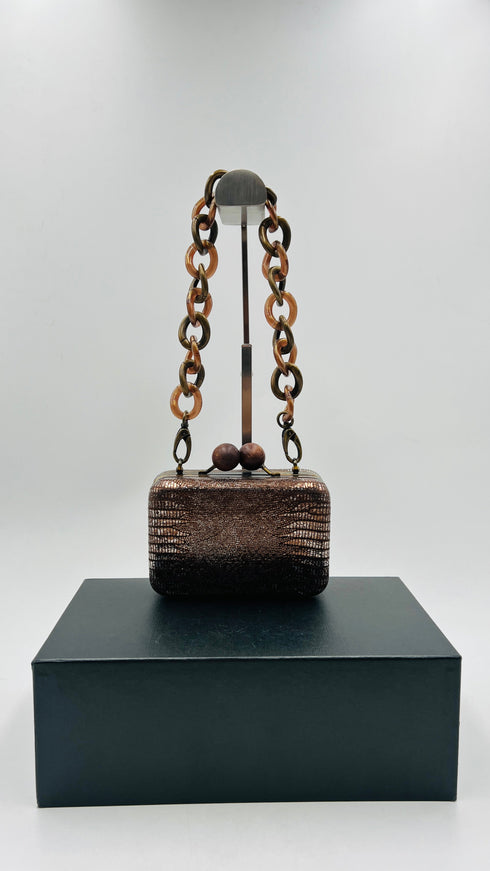 Mini borsa bronzo
