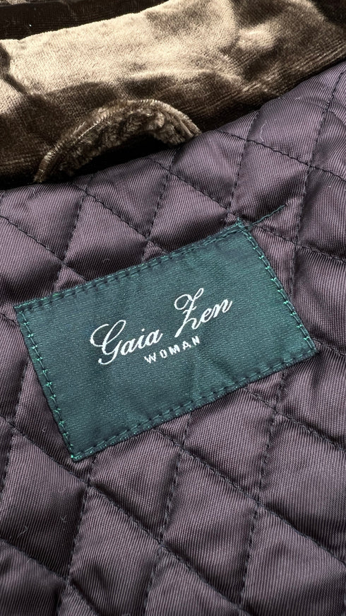 Giacca velluto cartellino