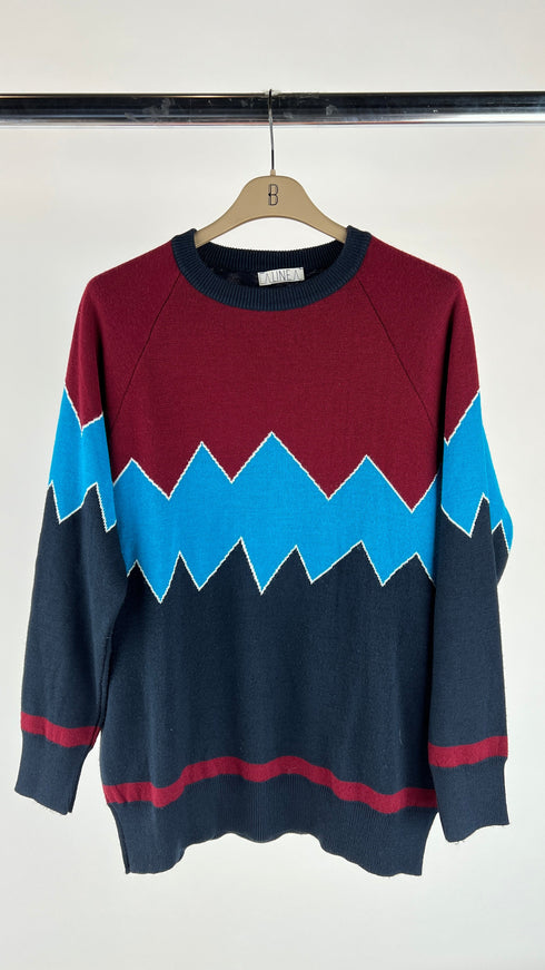 Maglia fantasia zig zag