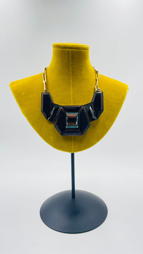 Collana vintage maxi pietre