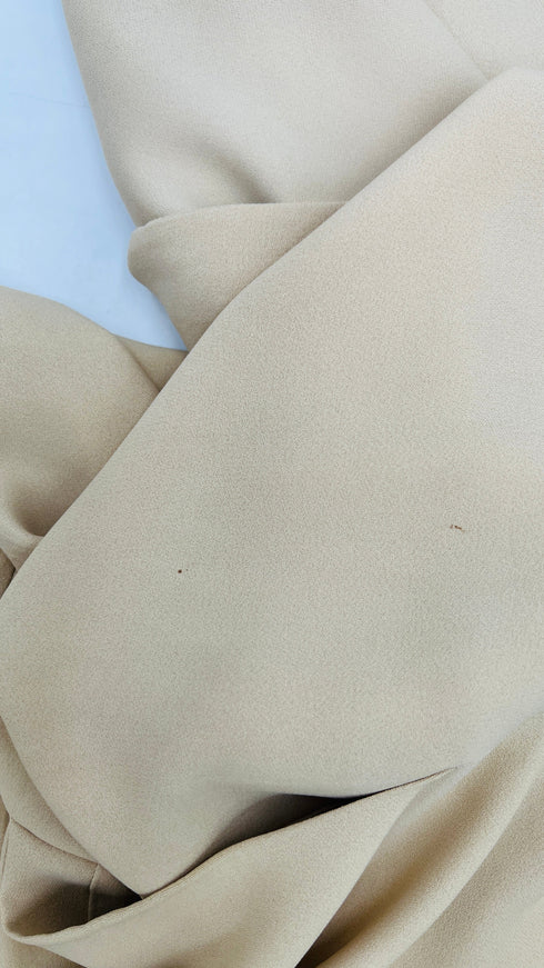 Soprabito beige girocollo