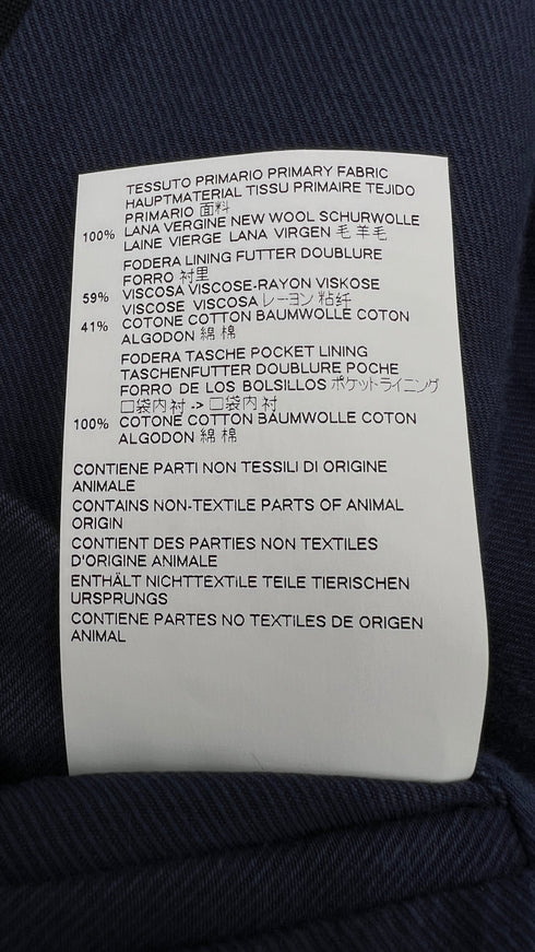 Blazer in Gessato blu