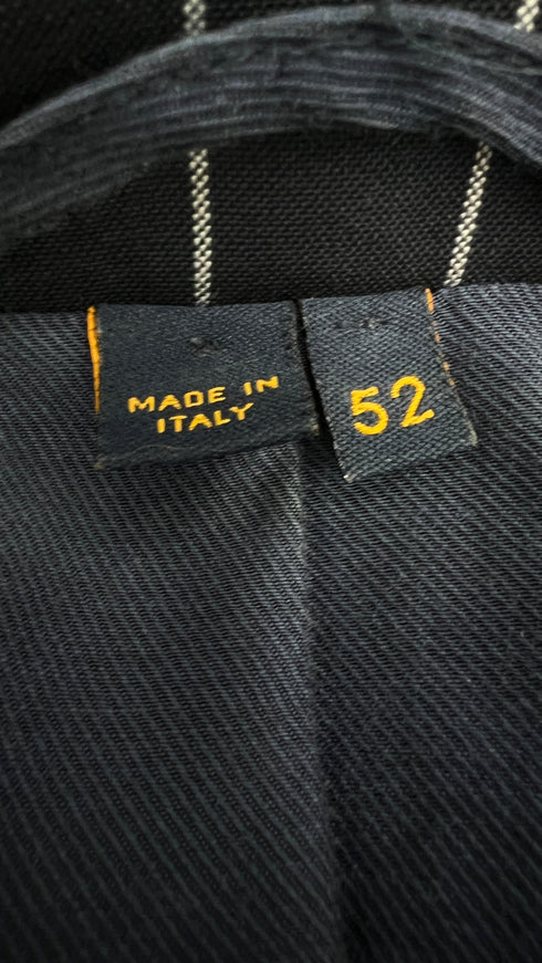 Blazer in Gessato blu