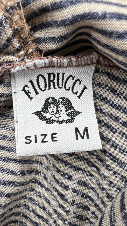 Felpa a righe con cartellino