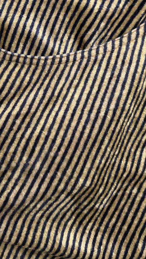 Felpa a righe con cartellino