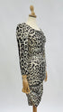 Abito midi animalier
