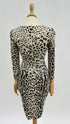 Abito midi animalier