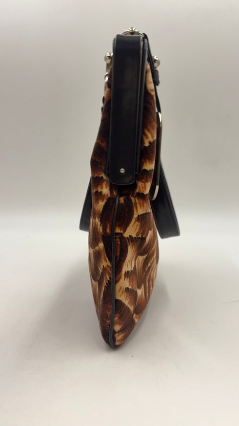 Borsa a mano in velluto