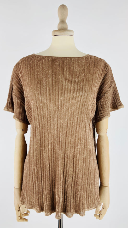 Maglia girocollo lurex