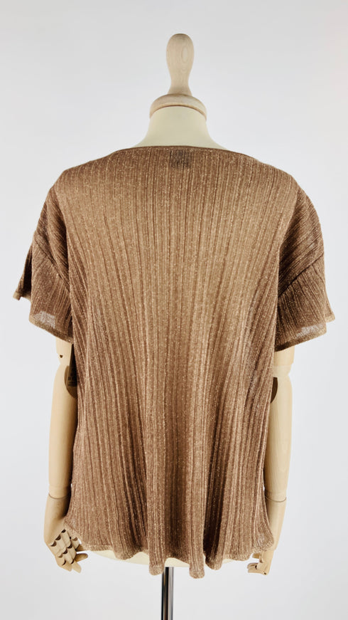 Maglia girocollo lurex