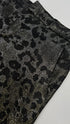 Pantalone animalier lurex