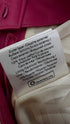Pantalone in pelle rosa