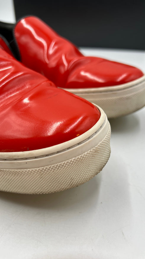 Slip-on verniciate rosse