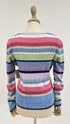 Maglione a righe multicolor