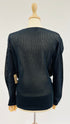 Top nero in cotone