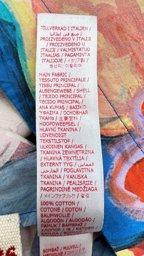 Top smanicato stampato SS23