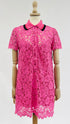 Mini abito polo in pizzo