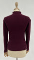 Maglia in cachemire bordeaux