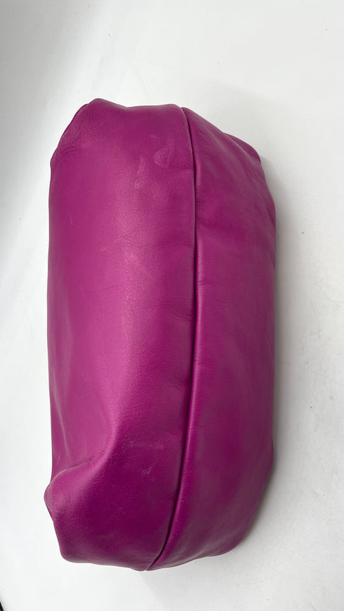Borsa in pelle fuchsia