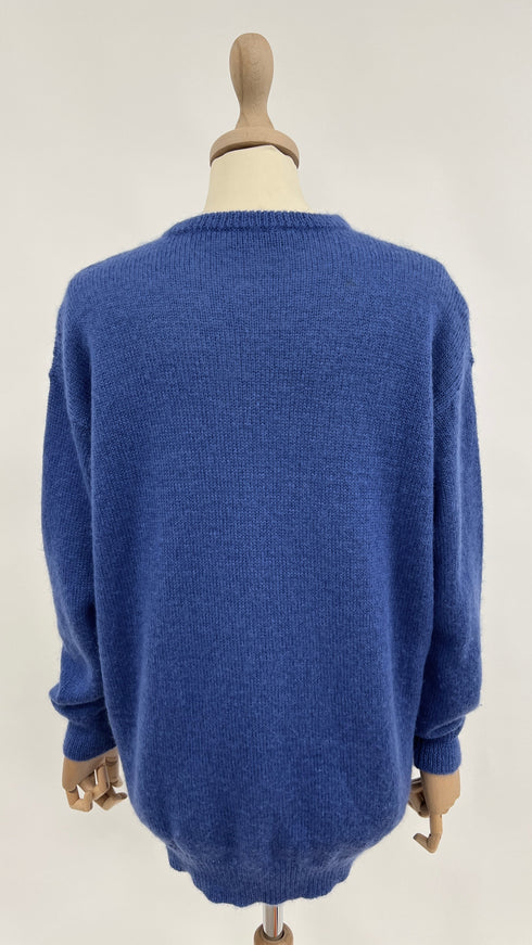 Maxi maglione mohair