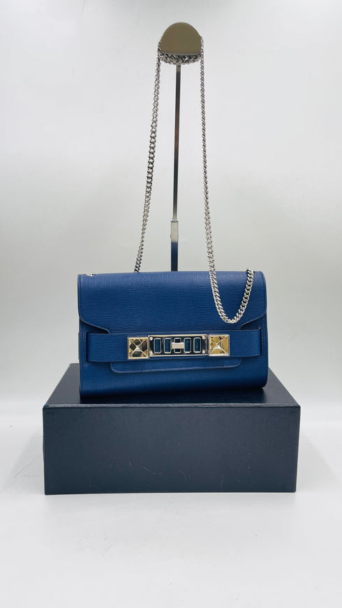 Borsa a tracolla blu