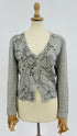 Cardigan con ricami cachemire