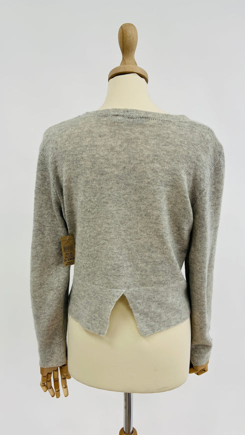 Cardigan con ricami cachemire