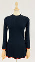 Maglia elasticizzata a costine