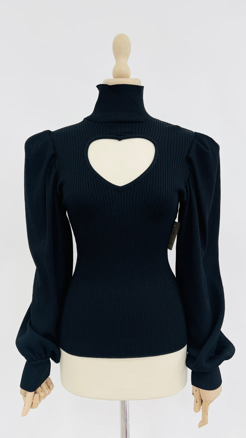 Maglia cut-out cuore