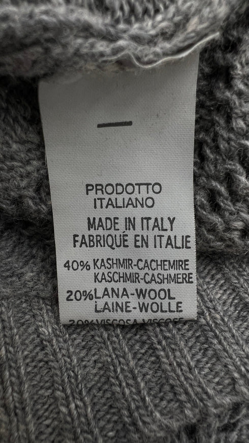 Cardigan a V traforato