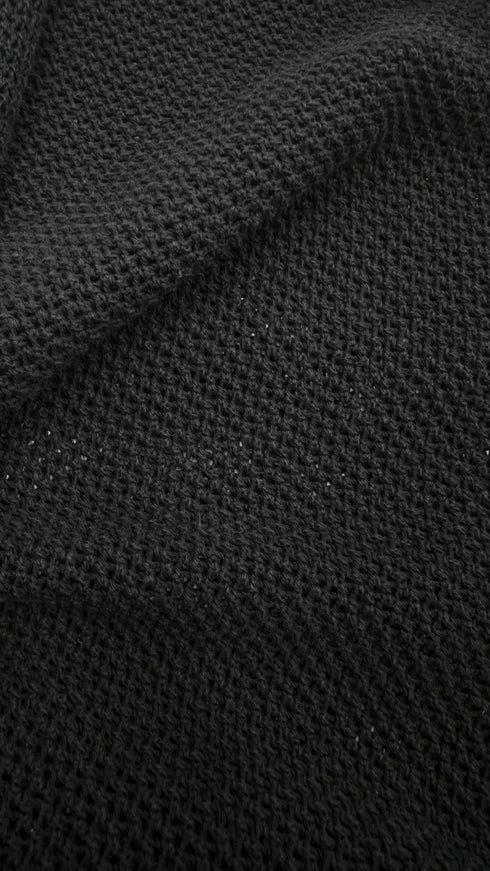 Top nero in cotone