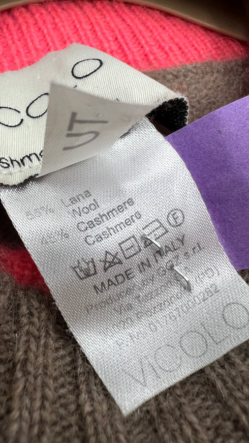 Maglia cachemire a maniche corte