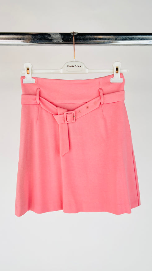 Mini gonna jersey con cartellino