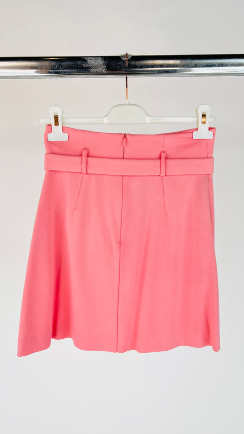 Mini gonna jersey con cartellino