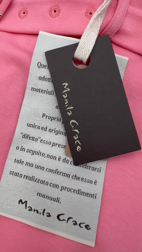 Mini gonna jersey con cartellino