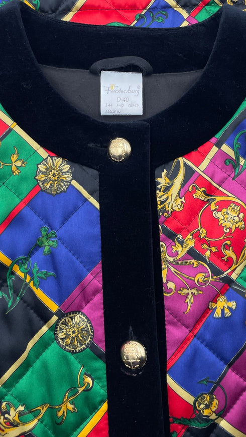 Soprabito lungo multicolor