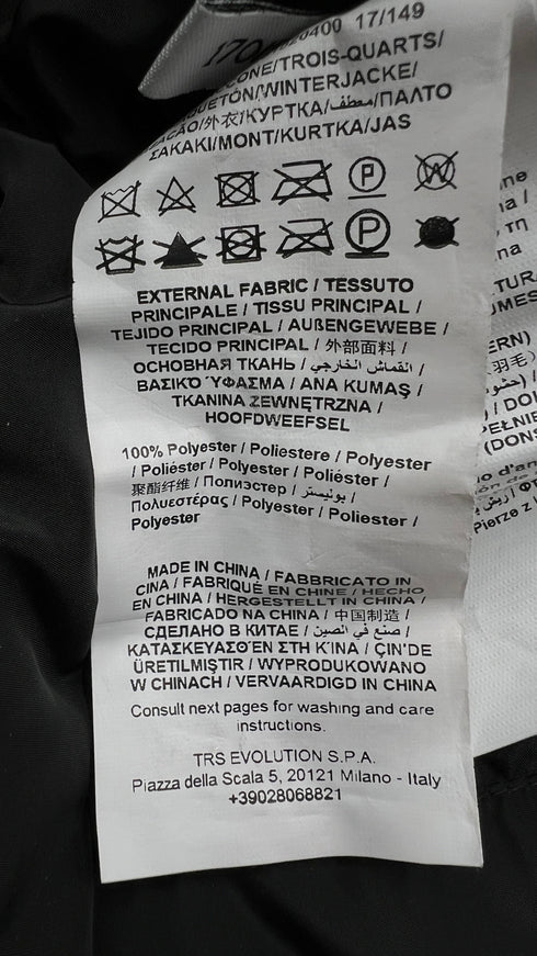 Piumino con cappuccio in pelliccia