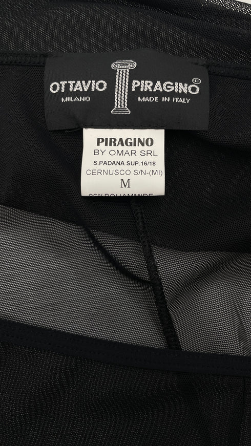 Coprispalle in tulle nero