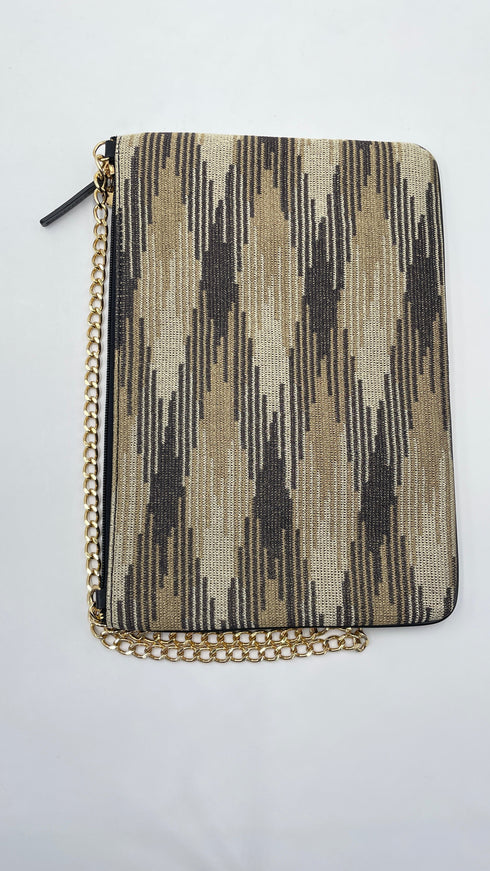 Pochette fiammata lurex