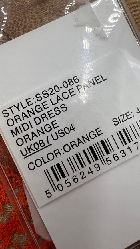 Abito midi SS20 con cartellino