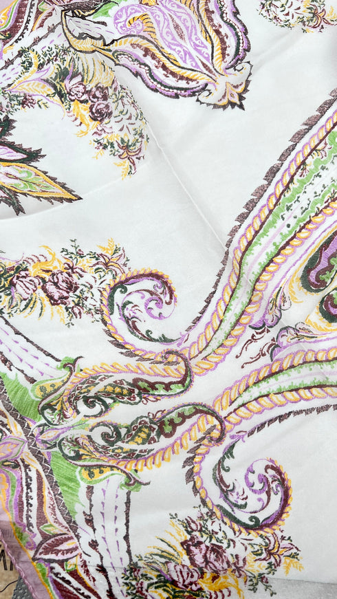 Sciarpa seta paisley